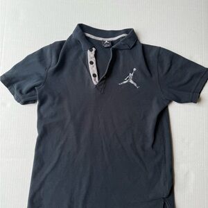 Jordan Men's Black Polo Shirt
